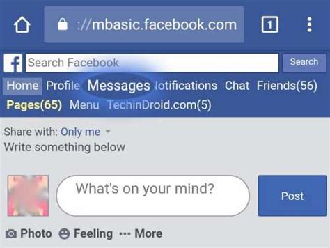 see facebook messages without messenger.